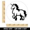 Elegant Majestic Mythical Unicorn Rubber Stamp for Stamping Crafting Planners